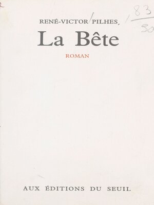 cover image of La bête